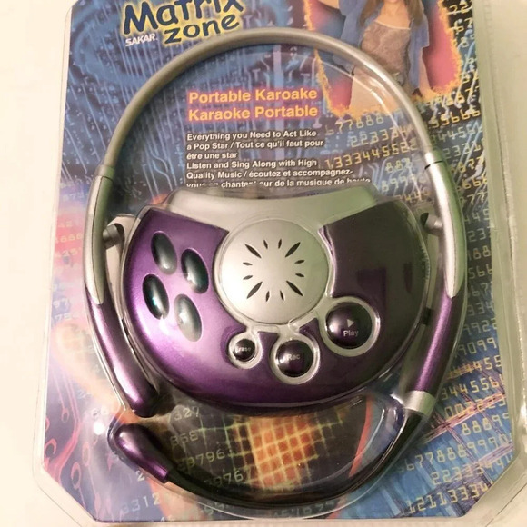 Matrix Zone Sakar Portable Karaoke Hands Free Microphone AM FM  Radio - Picture 11 of 12